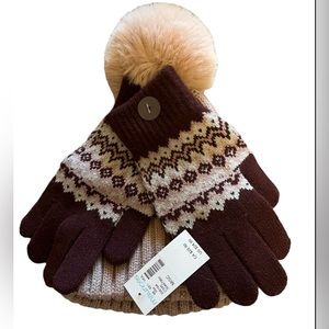 hat & glove set New w/tags